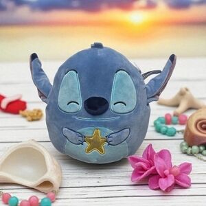 Disney Stitch Squishmallows Sleeping Dreamy Star Pillow Plush Toy NWT